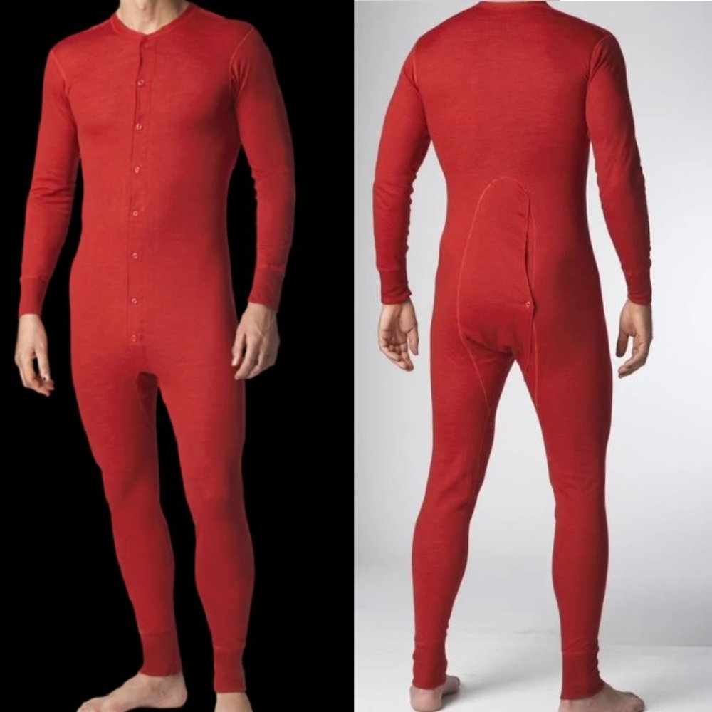 New-XL-Stanfield's Red No Itch Cotton Wool Long Underwear